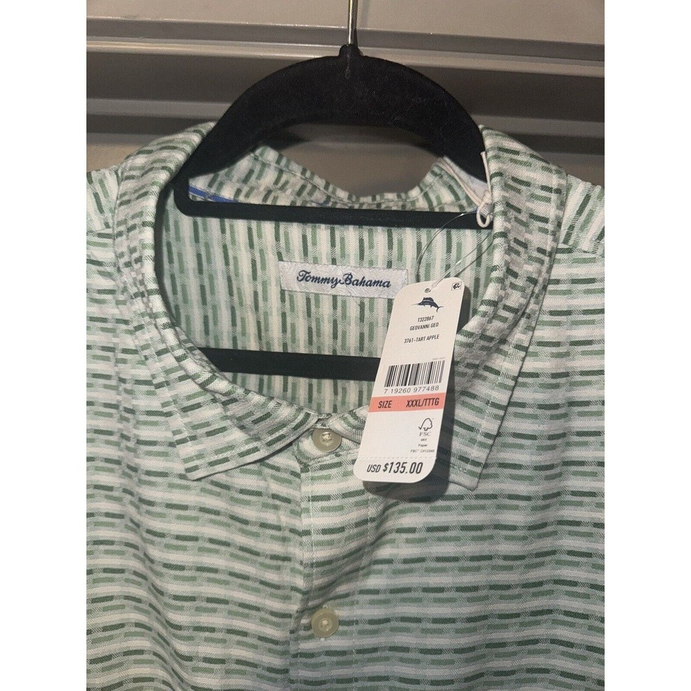 Tommy Bahama Geovani Geo Shirt Mens 3XL Tart Apple